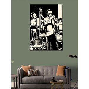 Kanvas Tablo Caz Orkestrası 100x140 cm