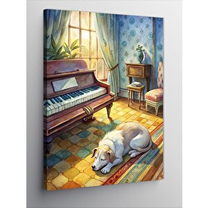 Kanvas Tablo Müzik Ve Uyku 50x70 cm