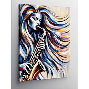 Kanvas Tablo Müzik Dalgaları 100x140 cm