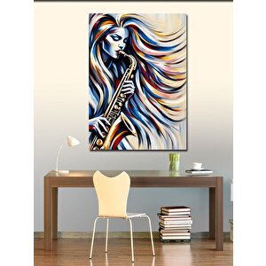 Kanvas Tablo Müzik Dalgaları 100x140 cm
