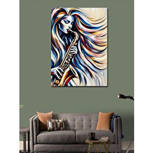 Kanvas Tablo Müzik Dalgaları 100x140 cm