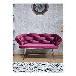 Ikili Krom Kaplama - Bordo Döşeme | Balon Çay Seti | Balkon Koltuk | Berjer | Balkon Çay Seti