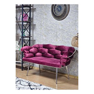 Ikili Krom Kaplama - Bordo Döşeme | Balon Çay Seti | Balkon Koltuk | Berjer | Balkon Çay Seti