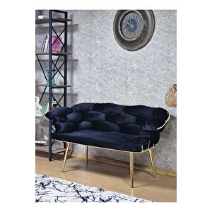 Ikili Gold Kaplama - Siyah Döşeme | Balon Çay Seti | Balkon Koltuk | Berjer | Balkon Çay Seti