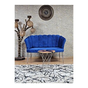 İkili Krom Kaplama Tel Ayak Papatya Çay Seti Koltuk Berjer , Balkon, Salon, Ofis, Cafe Koltuk Takımı