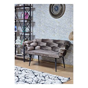 Ikili Siyah Boyalı - Kahverengi Döşeme | Balon Çay Seti | Balkon Koltuk | Berjer | Balkon Çay Seti