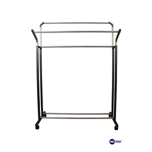 Tekerlekli Çift Taraflı Stand Askılık (eşek) Stant