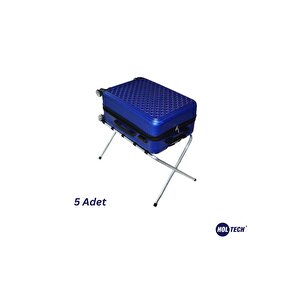 Otel Tipi Metal Bavul Sehpası Otel Odası Valizlik Valiz Sehpası 5 Adet