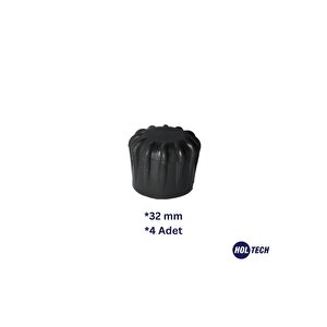 Katlanır Masa Ayağı Plastik Tapası Dış Tapa 32mm - 4 Adet
