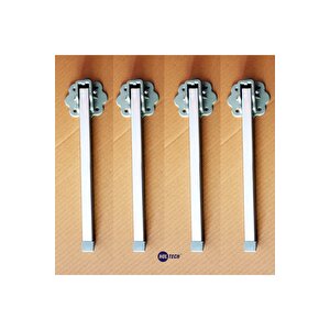 Metal Katlanır Yer Sofrası Ayağı 4 Adet 30 Cm Kaliteli Masa Ayağı Seti