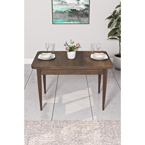 Duru Barok Desen 70x110 Mdf Sabit Yemek Masası Takımı 2 Adet Sandalye