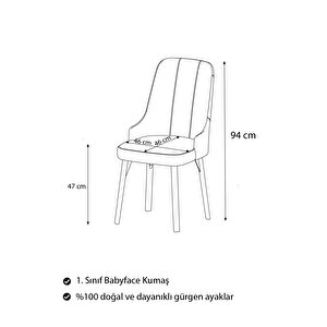 Alya Beyaz Mermer Desen 80x132 Açılabilir Mdf Mutfak Masası Takımı 4 Adet Sandalye