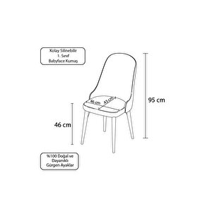 Armin Siyah Mermer Desen 80x132 Mdf Açılabilir Mutfak Masası Takımı 4 Sandalye, 1 Bench