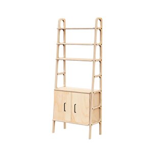 Rota, Ahşap Kitaplık Ve Raf Ünitesi, 190x75 Natural Renk, Cpt4750-190 Natural