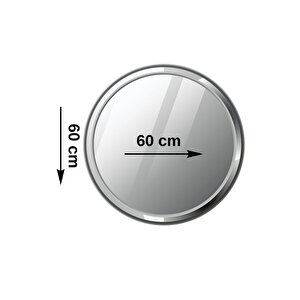 Ahu 60 Cm Yuvarlak Dekoratif Gold Ayna