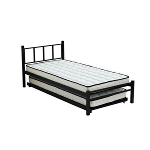 Titan Yavrulu Metal Karyola+yatak Seti 80x190-90x190