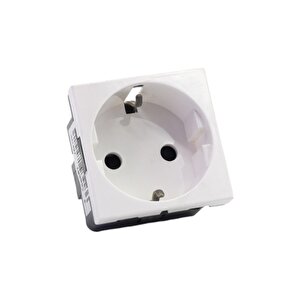 Şebeke Pri̇zi̇ 45x45 Tekli̇ Si̇stem Armada White