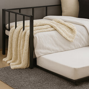 Titan Yavrulu Daybed, Yavrulu Karyola 80x190-90x190 Siyah