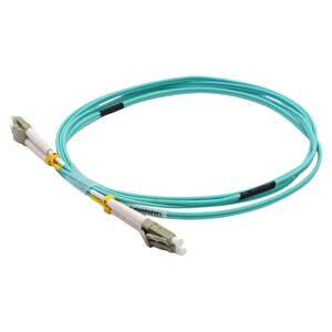 Fi̇ber Patch Cord Lc-lc Mm Duplex 50/125 Om4 2 Mt