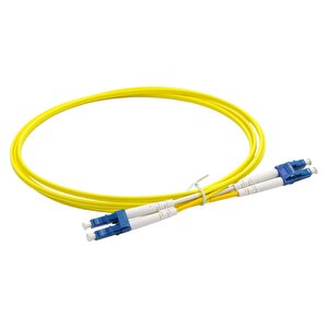 Fi̇ber Patch Cord Lc-lc Sm Duplex 9/125 2 Mt
