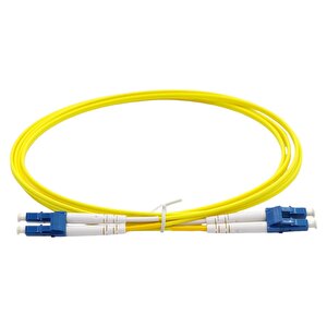 Fi̇ber Patch Cord Lc-lc Sm Duplex 9/125 2 Mt