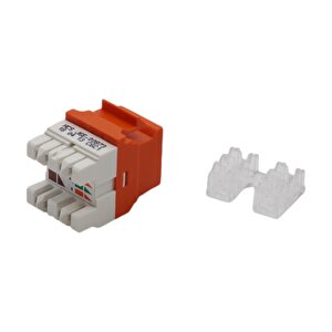 Keystone Jack Utp Cat6 180 D Orange (10'lu Paket )