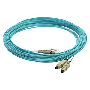 Fi̇ber Patch Cord Sc-lc Mm Duplex 50/125 Om3 25 Mt