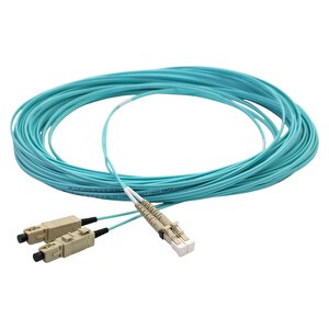 Fi̇ber Patch Cord Sc-lc Mm Duplex 50/125 Om3 25 Mt