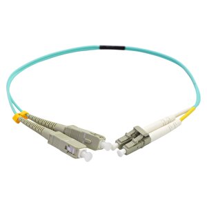 Fi̇ber Patch Cord Sc-lc Mm Duplex 50/125 Om3 0.30 Mt