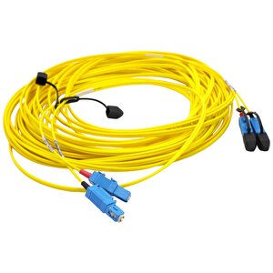 Fi̇ber Patch Cord Sc-sc Sm Duplex 9/125 20 Mt