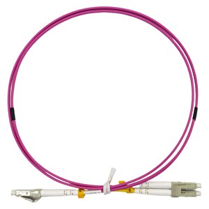 Fi̇ber Patch Cord Lc-lc Mm Duplex 50/125 Om4 1 Mt