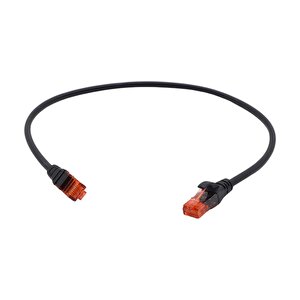 Di̇gi̇tus Patch Cord Utp Cat6 0.50 Mt Black 10'lu Paket