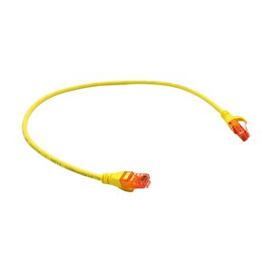 Di̇gi̇tus Patch Cord Utp Cat6 0.50 Mt Yellow 10'lu Paket