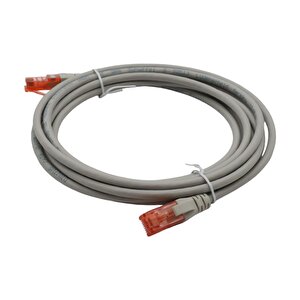 Patch Cord Utp Cat6 3 Mt Grey