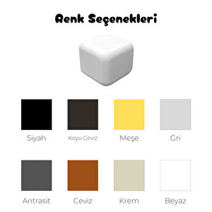 Zar Modern Orta Sehpa & Küre Sehpa & Top Sehpa & Cam Sehpa Ceviz Çam Beyaz