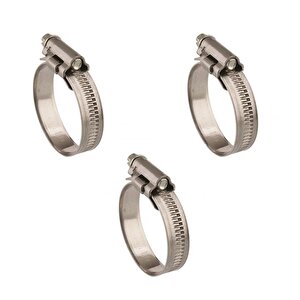 3 Adet W4 Hortum Kelepçesi 20-32 Mm 304 Klt. Paslanmaz