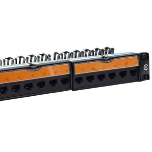 Patch Panel Utp Cat6 24 Port Çevi̇rmeli̇ Dolu