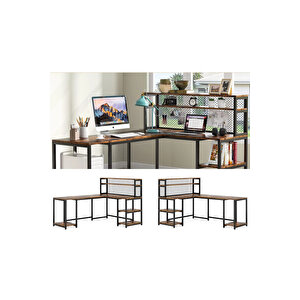 410c Tersine Çevrilebilir L Şeklinde Masa