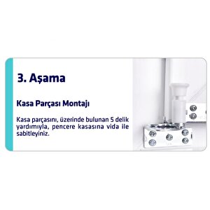 Arwin Sağ Açılım Pencere Için Kademeli Havalandırma Mekanizması
