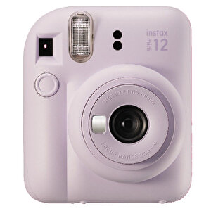 İnstax Mini 12 Fotoğraf Makinesi+askı+pil+çanta+10’lu Film+albüm (lila)
