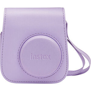 İnstax Mini 12 Fotoğraf Makinesi+askı+pil+çanta+10’lu Film+albüm (lila)