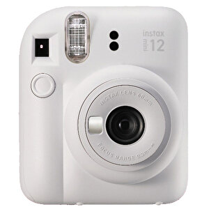 İnstax Mini 12 Fotoğraf Makinesi+askı+pil+çanta+10’lu Film+albüm (beyaz)