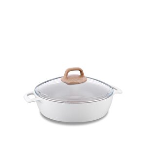 A2982 Gusto Seramik Kısa Tencere 26x7 Cm
