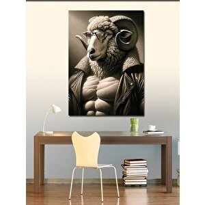 Kanvas Tablo Kaslı Koç 70x100 cm