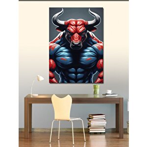 Kanvas Tablo Kaslı Minotaur 100x140 cm