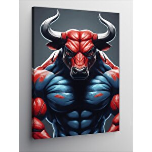 Kanvas Tablo Kaslı Minotaur 50x70 cm