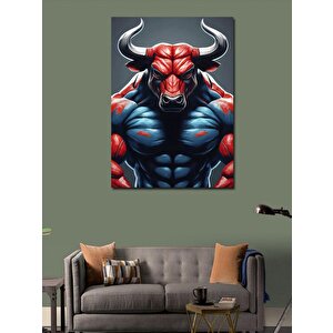 Kanvas Tablo Kaslı Minotaur 50x70 cm