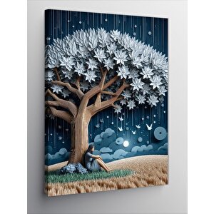 Kanvas Tablo Düşüncenin Köşesi 70x100 cm