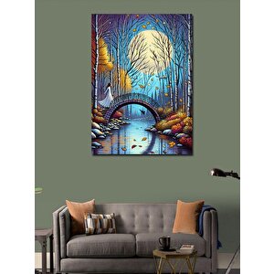 Kanvas Tablo Büyülü Köprü 100x140 cm