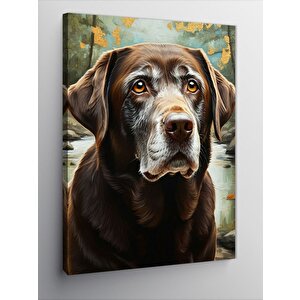 Kanvas Tablo Av Köpeği 50x70 cm